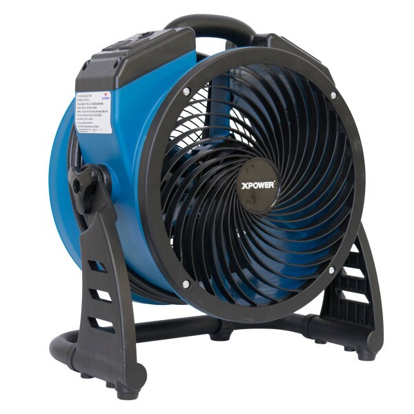 XPOWER Ventilateur Axial Extérieur/Intérieur Avec Pompe, Réservoir Et Brumisateur - Puissant Et Multifonction